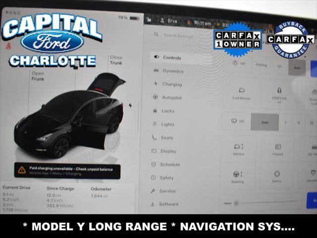 used 2025 Tesla Model Y car, priced at $34,999