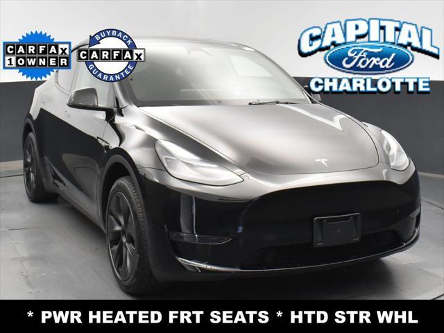 used 2025 Tesla Model Y car, priced at $34,999