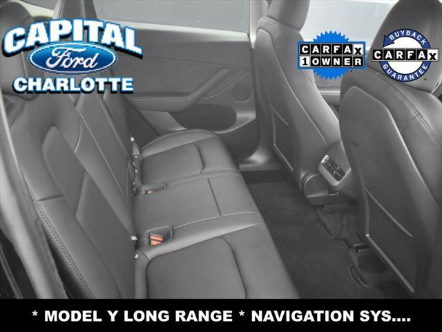 used 2025 Tesla Model Y car, priced at $34,999