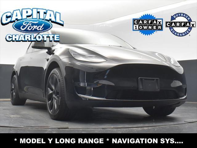 used 2025 Tesla Model Y car, priced at $34,999