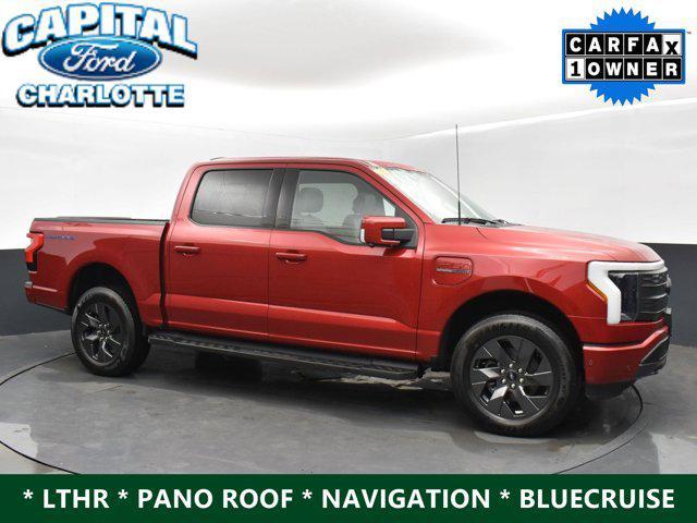 used 2023 Ford F-150 Lightning car, priced at $46,999