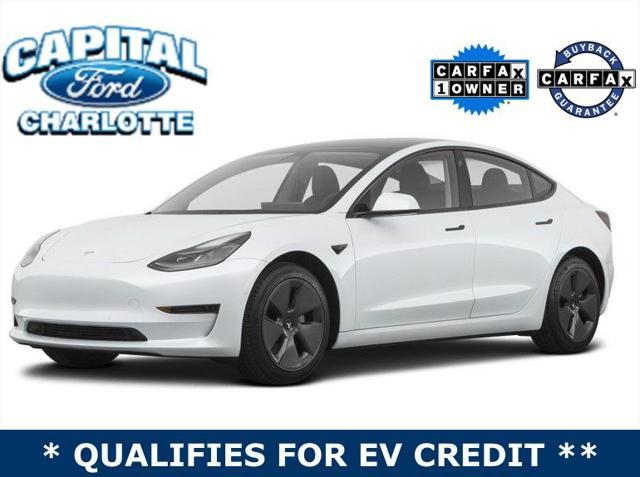 used 2021 Tesla Model 3 car, priced at $18,299