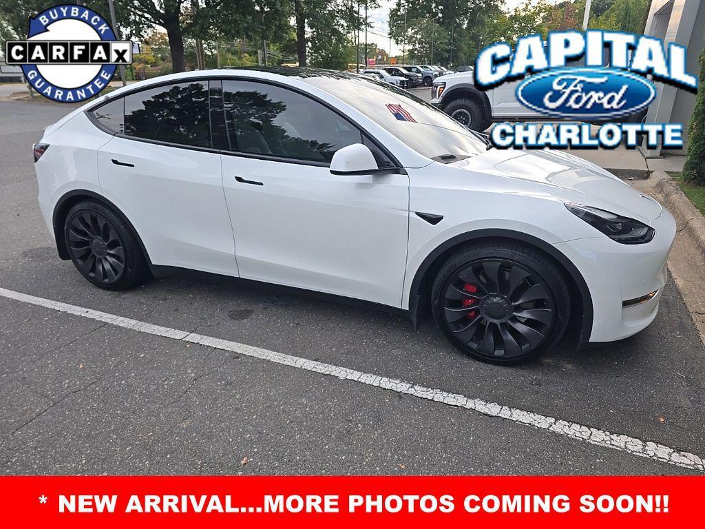 used 2021 Tesla Model Y car, priced at $27,999