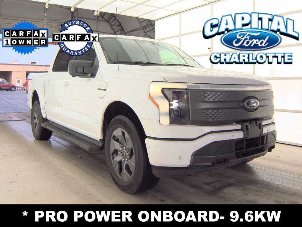 used 2023 Ford F-150 Lightning car, priced at $34,999