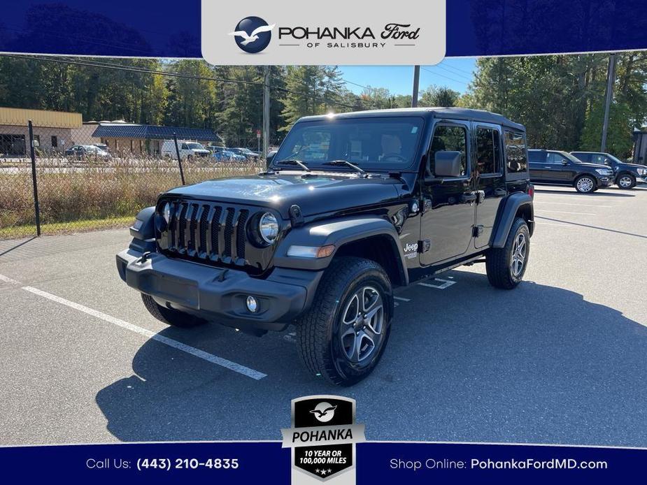 used 2020 Jeep Wrangler Unlimited car, priced at $32,551