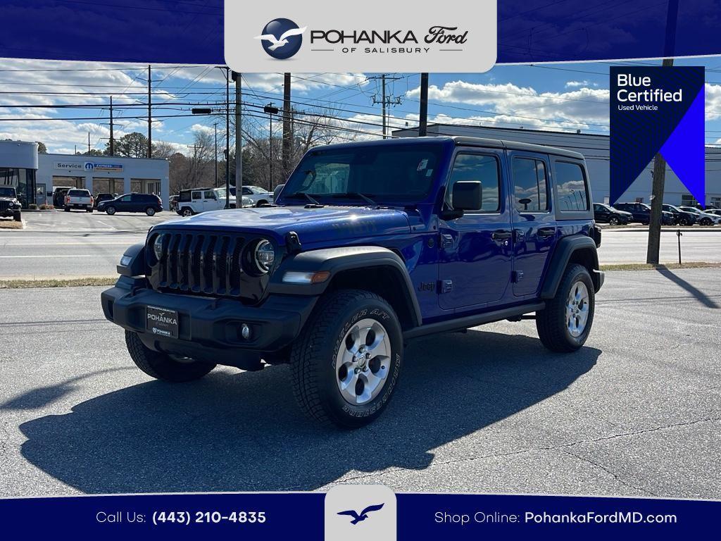 used 2020 Jeep Wrangler Unlimited car, priced at $26,407