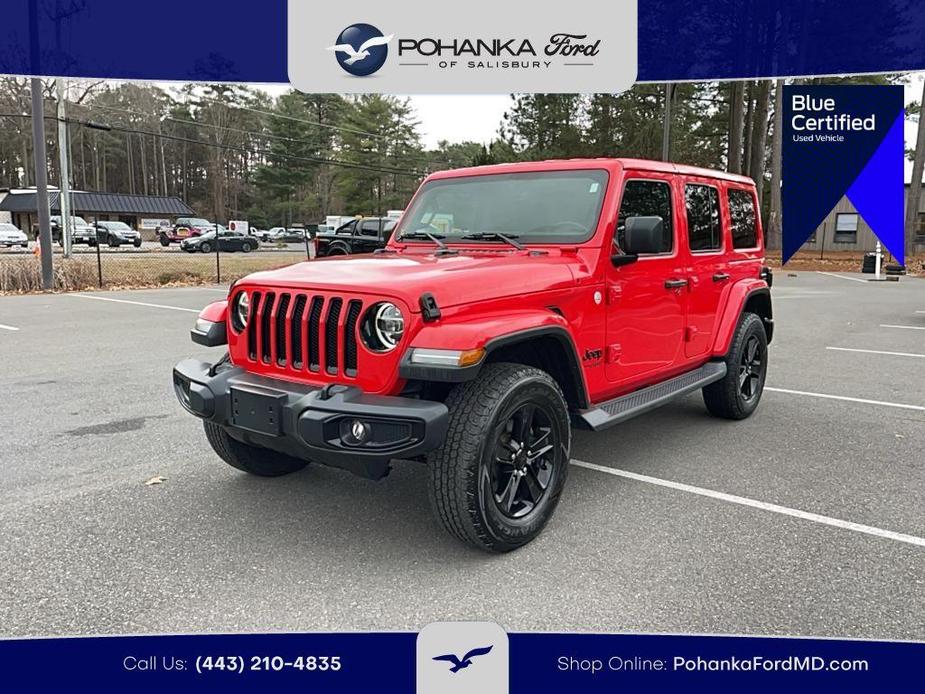 used 2020 Jeep Wrangler Unlimited car, priced at $25,551