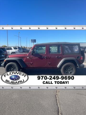 used 2021 Jeep Wrangler Unlimited car, priced at $32,596