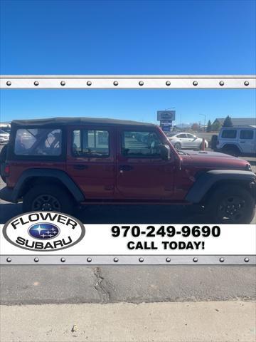 used 2021 Jeep Wrangler Unlimited car, priced at $32,596