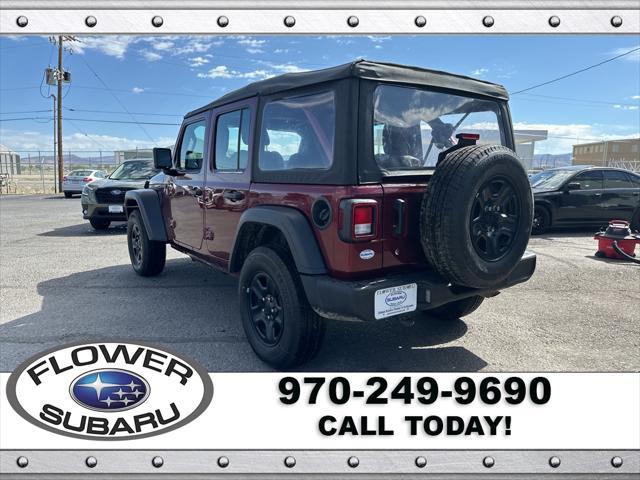 used 2021 Jeep Wrangler Unlimited car, priced at $32,596