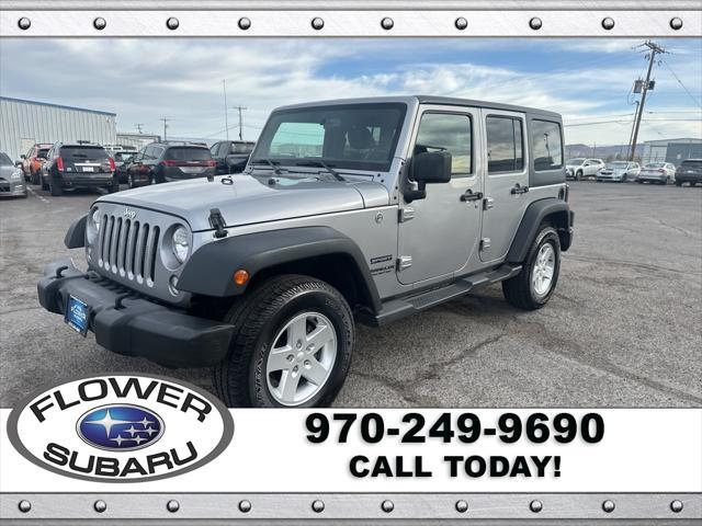 used 2017 Jeep Wrangler Unlimited car, priced at $21,596