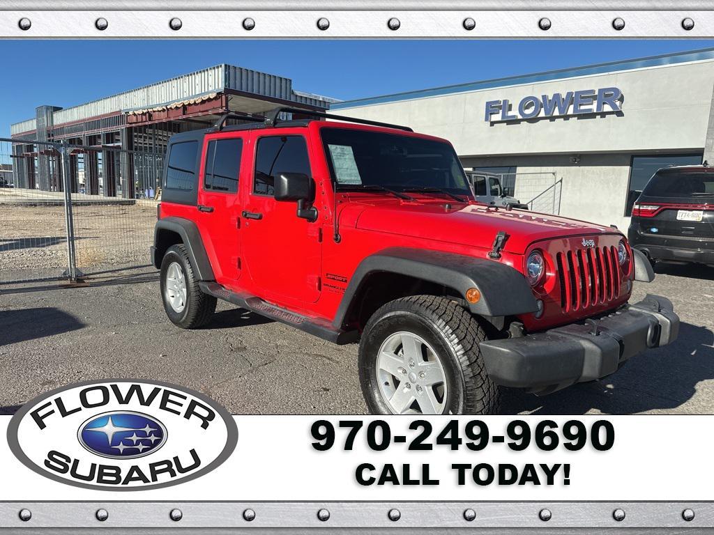 used 2018 Jeep Wrangler JK Unlimited car, priced at $29,596