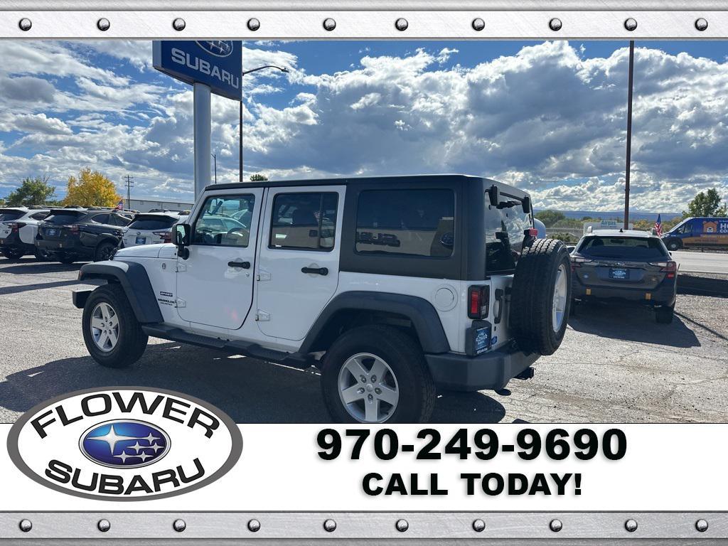 used 2016 Jeep Wrangler Unlimited car, priced at $19,596
