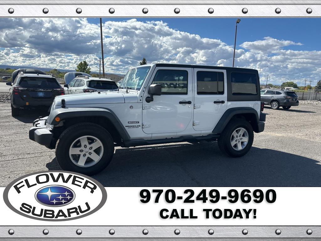 used 2016 Jeep Wrangler Unlimited car, priced at $19,596