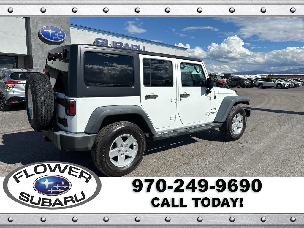used 2016 Jeep Wrangler Unlimited car, priced at $19,596