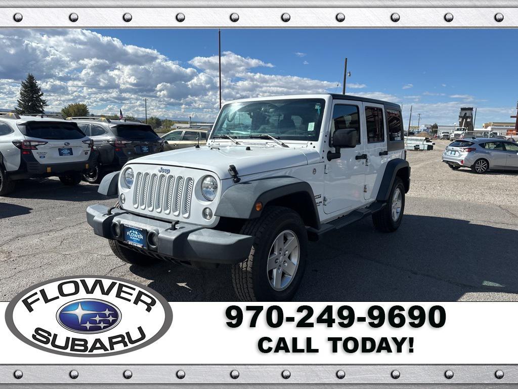 used 2016 Jeep Wrangler Unlimited car, priced at $19,596