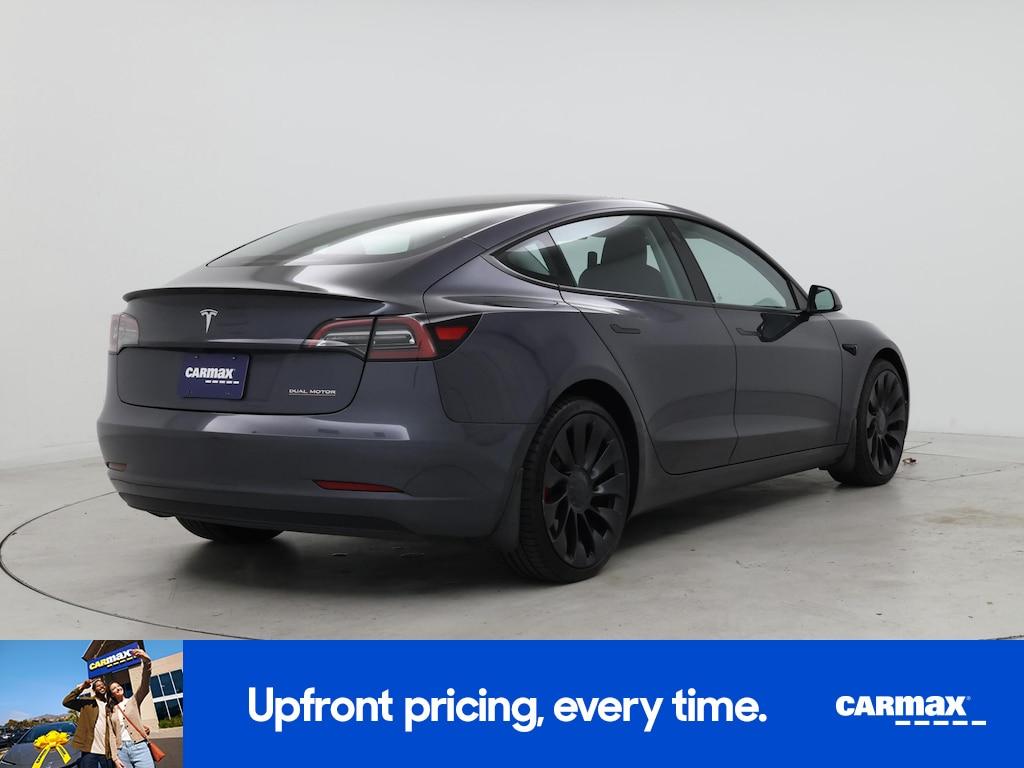 used 2023 Tesla Model 3 car, priced at $34,998