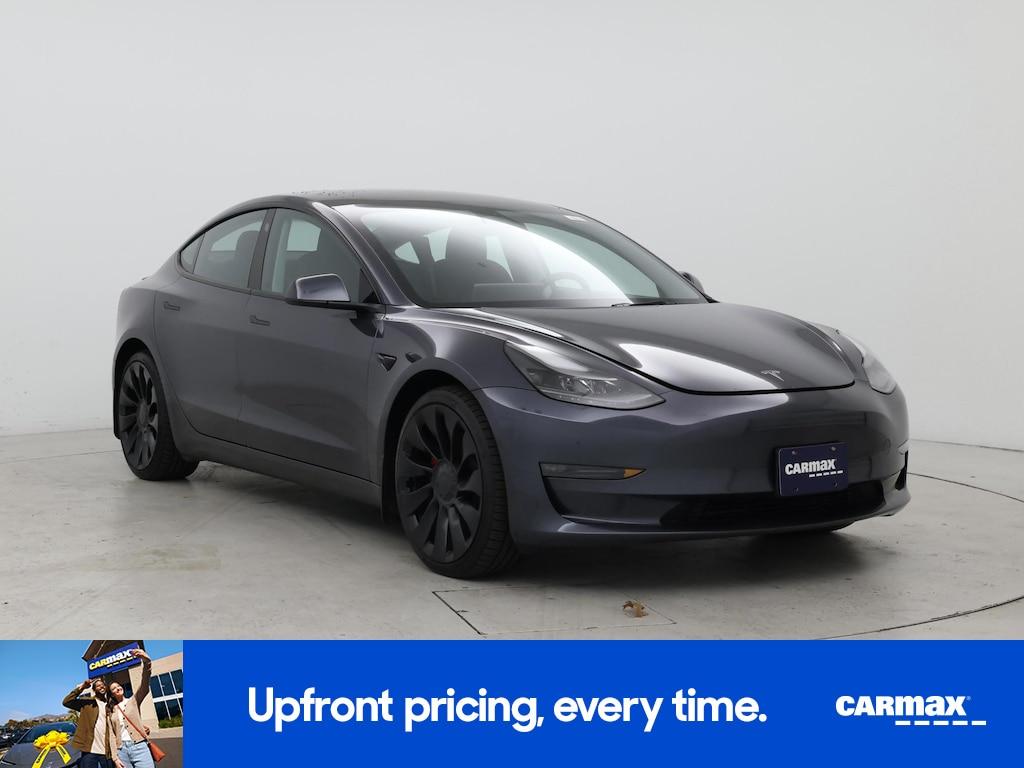 used 2023 Tesla Model 3 car, priced at $34,998
