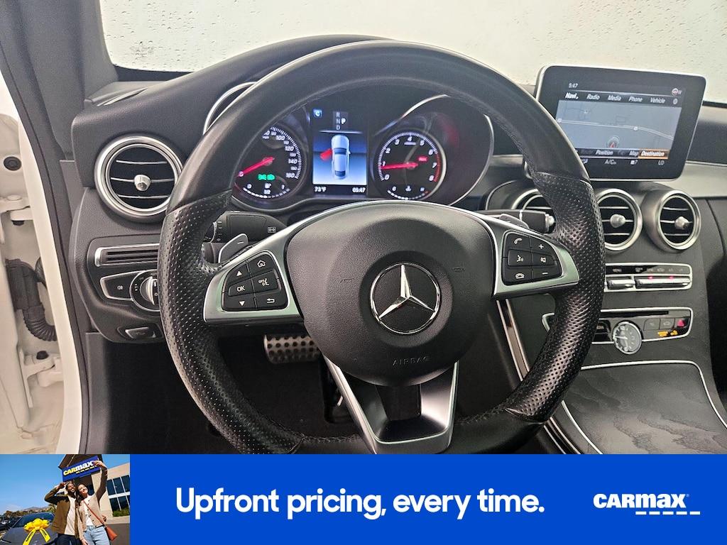 used 2018 Mercedes-Benz C-Class car, priced at $23,998