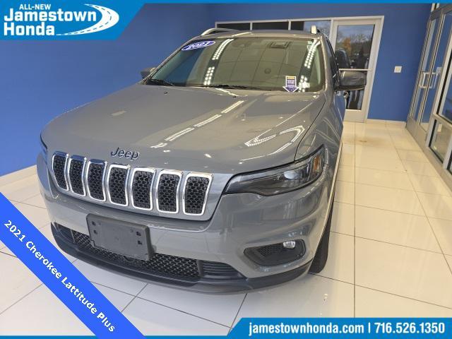 used 2021 Jeep Cherokee car, priced at $20,971