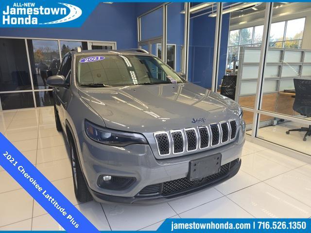 used 2021 Jeep Cherokee car, priced at $20,971