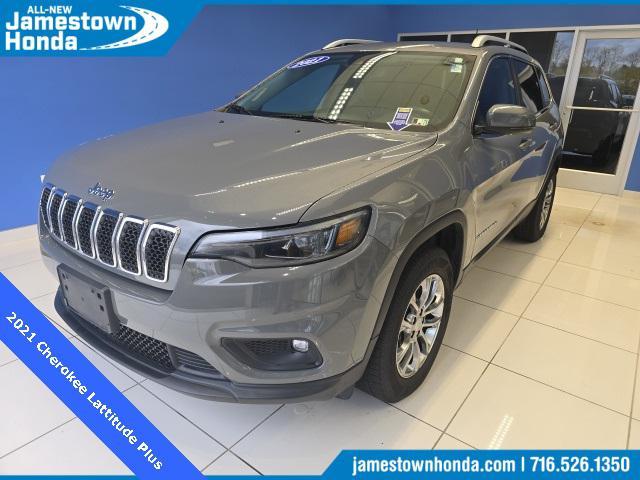 used 2021 Jeep Cherokee car, priced at $20,971