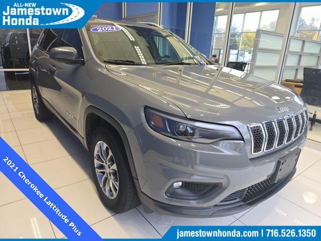 used 2021 Jeep Cherokee car, priced at $20,971