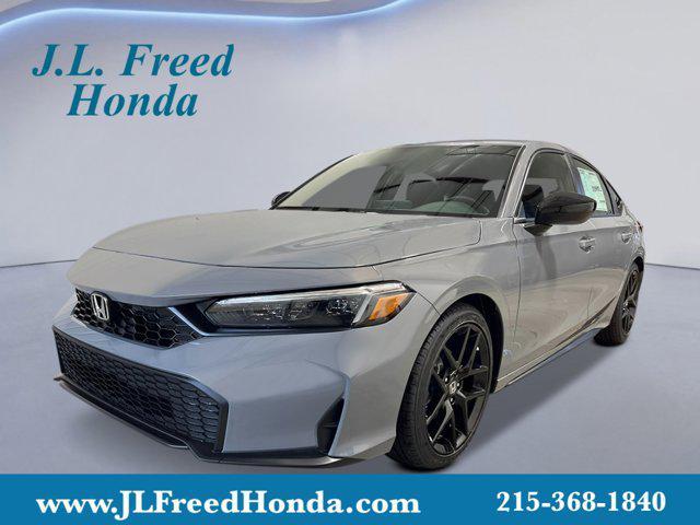 new 2025 Honda Civic car, priced at $29,055