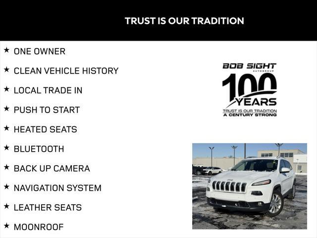 used 2016 Jeep Cherokee car, priced at $13,998