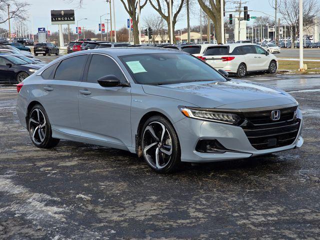 used 2022 Honda Accord Hybrid car, priced at $27,500