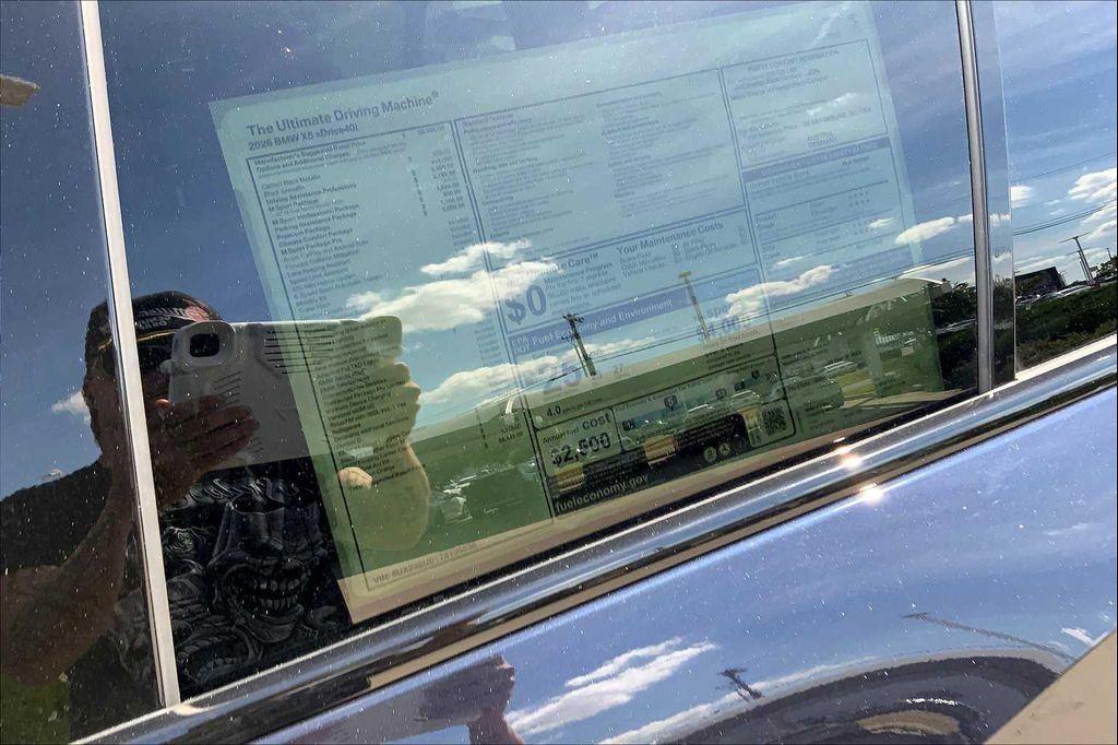 new 2026 BMW X5 car, priced at $86,625