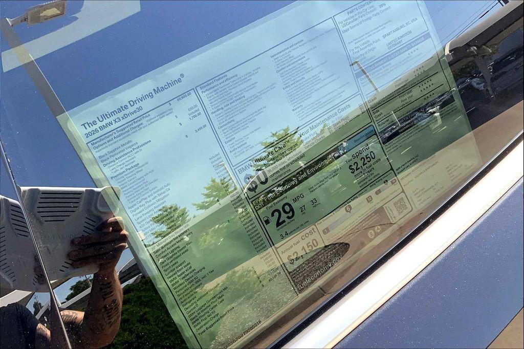 new 2026 BMW X3 car, priced at $60,945