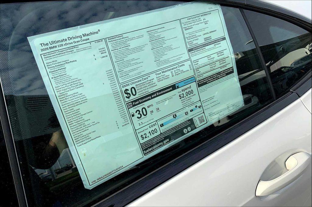 new 2026 BMW 228 Gran Coupe car, priced at $45,305