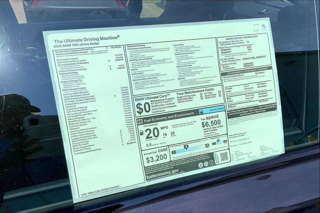 new 2025 BMW X3 car, priced at $55,990