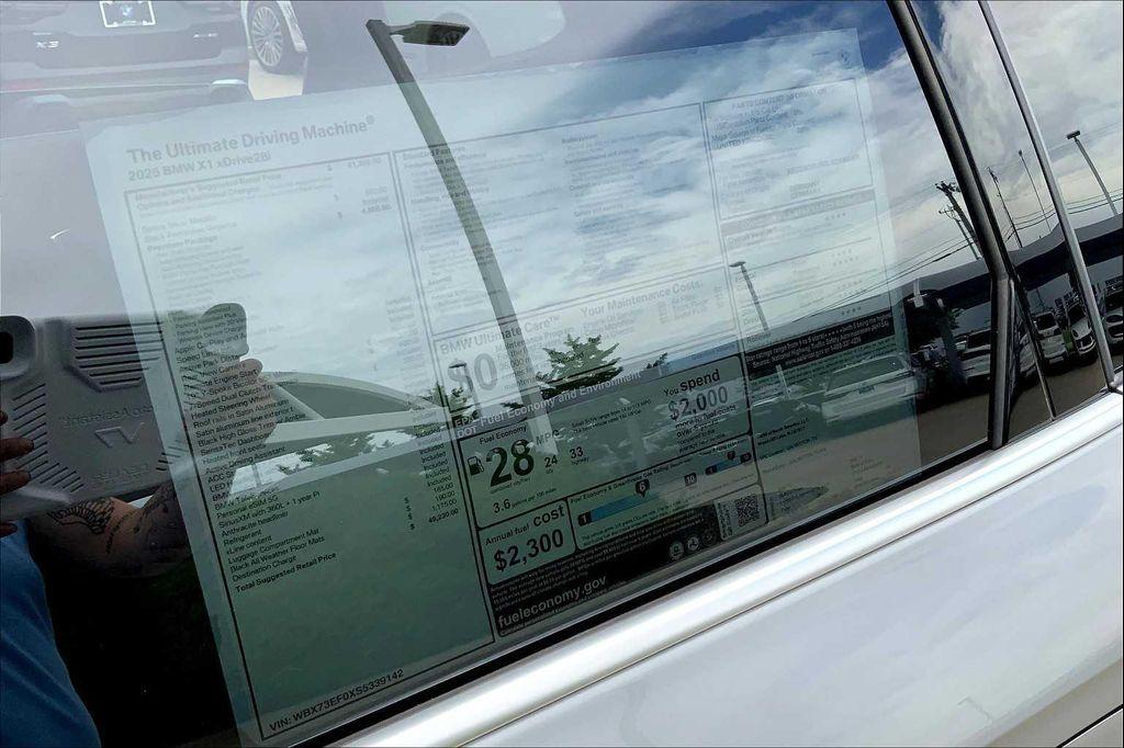 new 2025 BMW X1 car, priced at $49,230