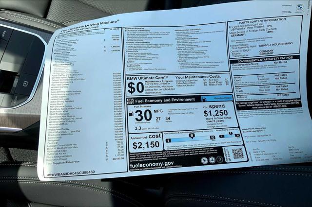 new 2025 BMW 430 car, priced at $60,150