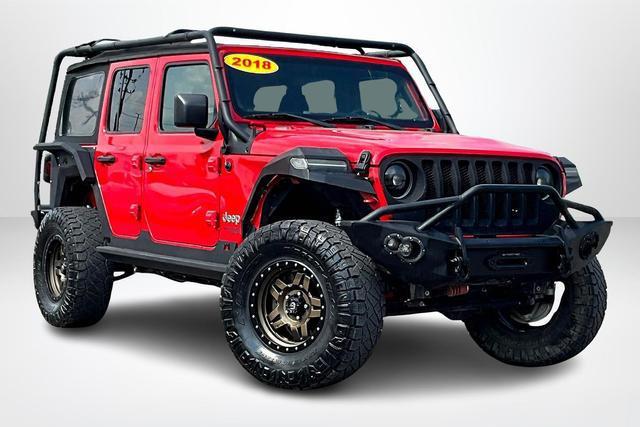 used 2018 Jeep Wrangler Unlimited car, priced at $24,995