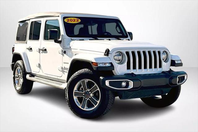 used 2022 Jeep Wrangler Unlimited car, priced at $34,049