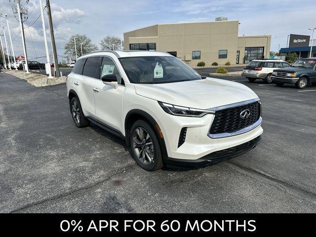 new 2025 INFINITI QX60 car, priced at $57,828