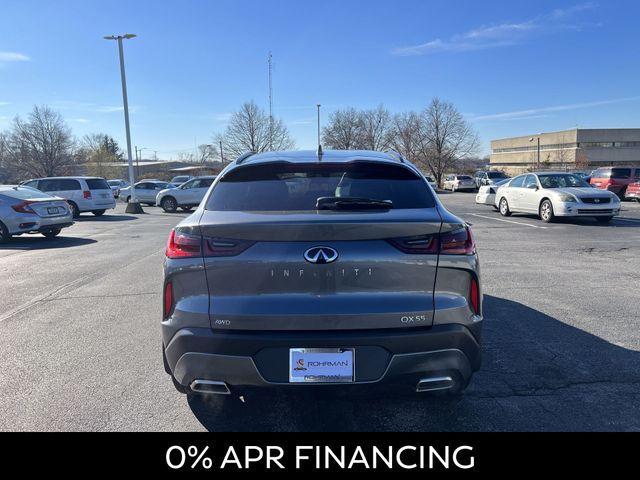 new 2025 INFINITI QX55 car, priced at $48,626