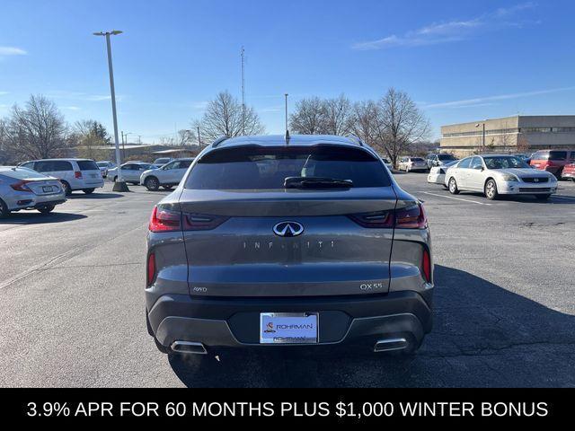 new 2025 INFINITI QX55 car, priced at $50,026