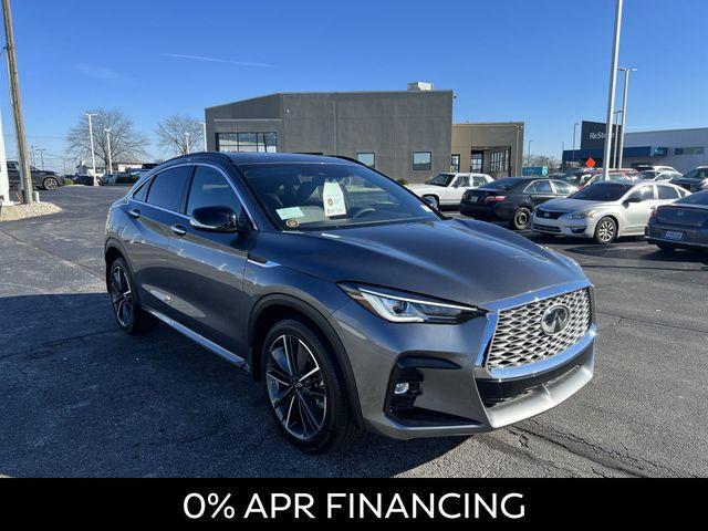 new 2025 INFINITI QX55 car, priced at $48,626