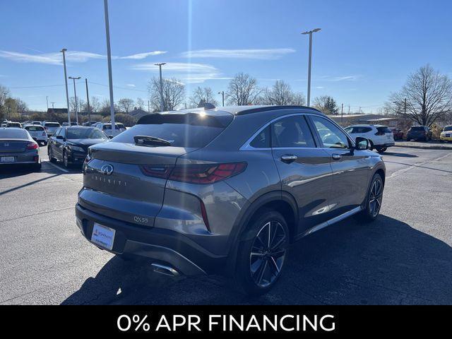 new 2025 INFINITI QX55 car, priced at $48,626