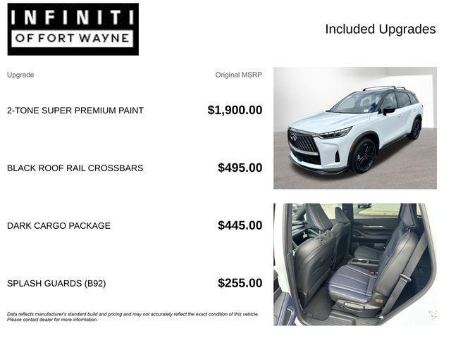 new 2026 INFINITI QX60 car, priced at $66,290