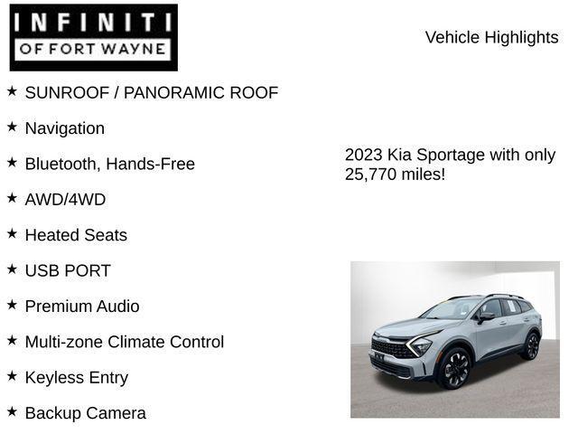used 2023 Kia Sportage car, priced at $26,149