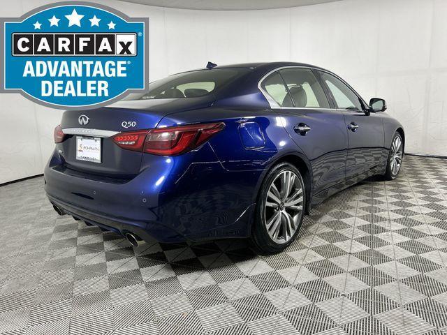 used 2021 INFINITI Q50 car, priced at $26,213