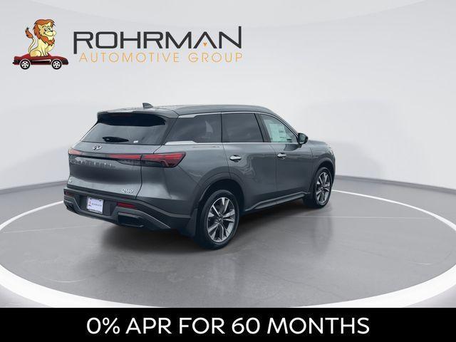 new 2025 INFINITI QX60 car, priced at $58,046
