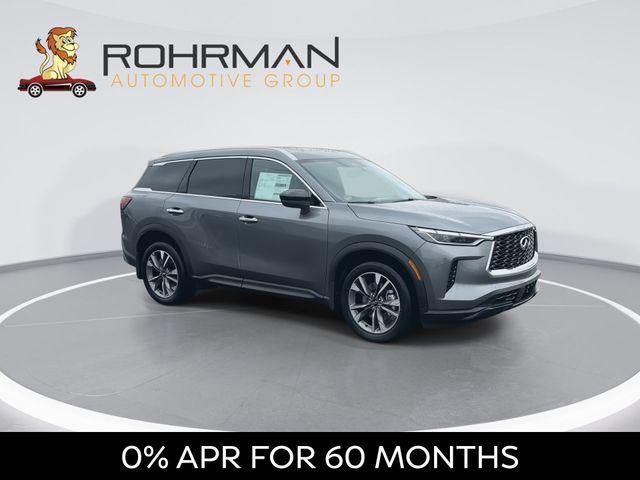 new 2025 INFINITI QX60 car, priced at $58,046