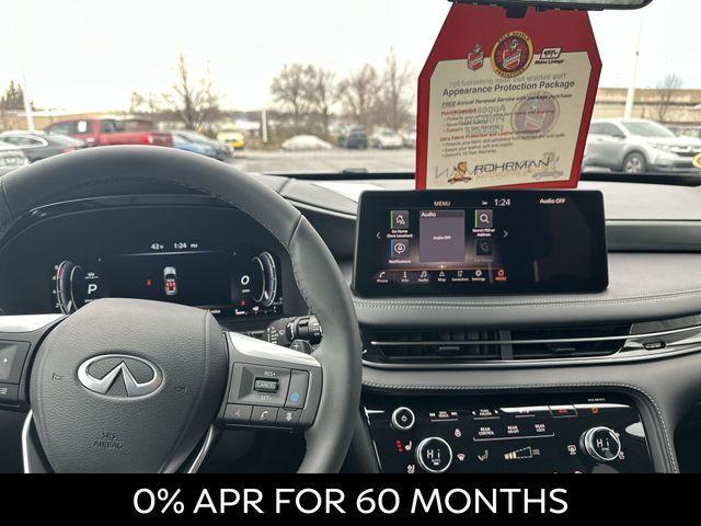 new 2025 INFINITI QX60 car, priced at $58,046