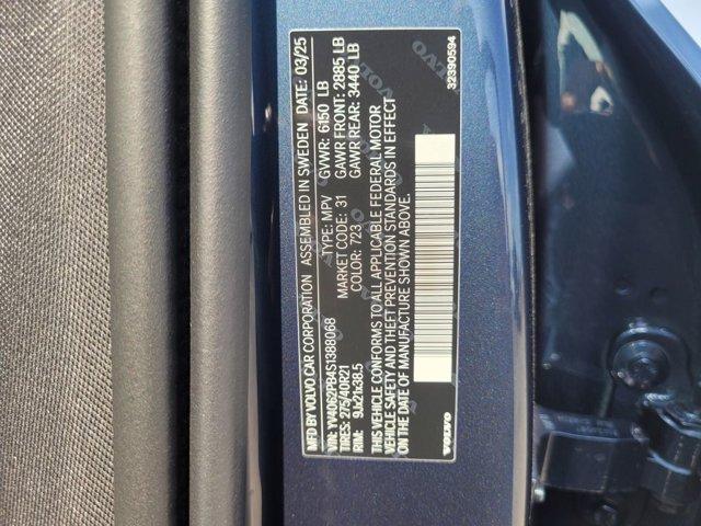 new 2025 Volvo XC90 car, priced at $69,155
